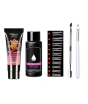 iShopping - 5pcs/Set Poly Gel Nail Polish Kit For Nail Extensions  - Rose Pink