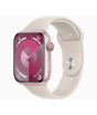 iShopping - Apple Watch Series 9 Pink Aluminum Case With Sport Band-GPS &amp; Cellular-41 mm-Starlight