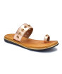 iShopping - Servis Ndure Toe Ring Chappal For Women Rose-Gold (ND-CU-0066)