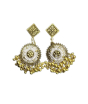 iShopping - Shaz Jewels Round Jhumka Rust Golden