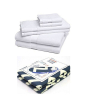 iShopping - Shopya Cotton Bath Towels Set With Iron Board Cover Pack Of 2