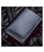 iShopping - Snug Tri Fold Leather Wallet For Men Charcoal (CC-03)