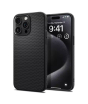 iShopping - Spigen Liquid Air Matte Black Case For Apple iPhone 15 Pro (ACS06704)