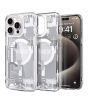 iShopping - Spigen Ultra MagFit Anti Yellowing Case For Apple iPhone 15 Pro Max Zero One White (ACS07034)