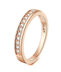 iShopping - SS Mart Classic Circle Cubic Zirconia Rings For Women