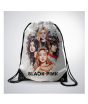 iShopping - Traverse Black Pink Digital Printed Drawstring Bag (T572DRSTR)