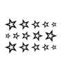 iShopping - Ferozi Traders 3D Star Classics Design Flash Temporary Tattoos