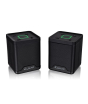 iShopping - Thermaltake Luxa2 Groovy Duo Wireless Portable Speaker Black