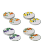 iShopping - Premier Home Orange Grove Coasters Pack Of 4 (722444)