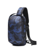iShopping - Aopinyou Fanny Pack Crossbody Bag For Men Army Blue (AP-37)