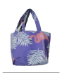 iShopping - Want & Get Purple Swan Printed Cotton Tote Bag