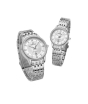 iShopping - Naviforce Exlcusive Date Edition Watch For Couple Silver (nf-8040-c-7)