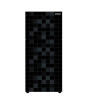 iShopping - Waves Glass Door Freezer On Top Refrigerator 16 Cu ft Checked Black (WR-316)
