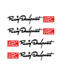 iShopping - Wish Hub 4 Set WRC Racing Door Handle Sticker Black