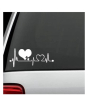 iShopping - Wish Hub Heartbeat Lifeline Car Sticker