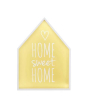 iShopping - Premier Home Home Sweet Home Led Light Box - Yellow (2502169)