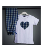 iShopping - Wokstore Garments Printed Pajamas Suit For Women White