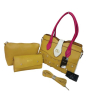 iShopping - ZamZam 3pc Hand Bag For Women-Mustard