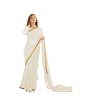 iShopping - ZamZam Chifon Saari For Women-White