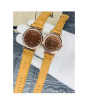 iShopping - Zamzam Proking Couple Watch-Mustard