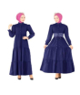 iShopping - ZamZam Turkish Patchwork Maxi For Women-Blue