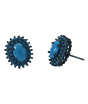 iShopping - Zed Eye Blue Moon Earrings For Women (ISE043)