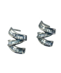 iShopping - Zed Eye Spiral Bliss Earrings For Women (ISE025)