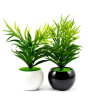 iShopping - ZS Store Artificial Plant Pot Ceramic - Pack of 2