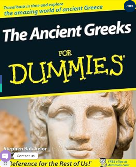 iShopping - The Ancient Greeks For Dummies Book