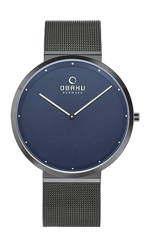 iShopping - Obaku Analog Watch For Men's Grey (V230GXJLMJ)