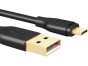 iShopping - Aukey Gold Plated Micro USB Cable 2ft Black (CB-MD2)