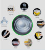 iShopping - AGM Silicone Stretch Lids Covers Pack of 6