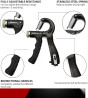 iShopping - City Mart Adjustable Hand Grip Strengthener with Counter