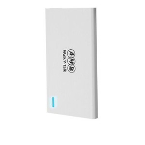 Amb A200 Walk'N Talk Power Bank - 7000 MAH - White with Blue Strip Amb A200 Walk'N Talk Power Bank - 7000 MAH - White with Blue Strip