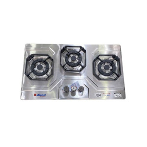 Stainless Steel 3 Burners NG Gas Hob (3104) Stainless Steel 3 Burners NG Gas Hob (3104)