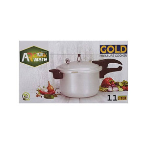 AR Cookware Gold Pressure Cooker 11 Ltr AR Cookware Gold Pressure Cooker 11 Ltr