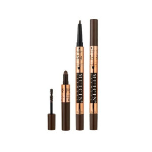 Muicin 3 In 1 Eye Brow Pencil Dark Brown - 02 Muicin 3 In 1 Eye Brow Pencil Dark Brown - 02