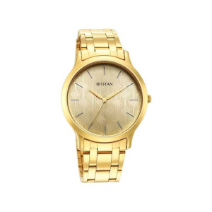 Titan Karishma Radiance Collection Analog Men's Watch - Golden (1825YM03) Titan Karishma Radiance Collection Analog Men's Watch - Golden (1825YM03)