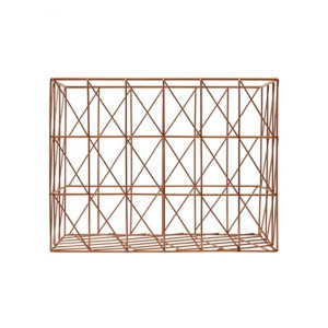 Premier Home Vertex Copper Storage Basket (509934) Premier Home Vertex Copper Storage Basket (509934)