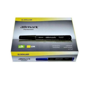 Muzamil Store Pack of 12 Permanent Marker - Black Muzamil Store Pack of 12 Permanent Marker - Black