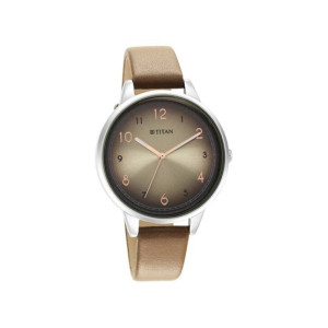 Titan Trendsetters Collection Women's Leather Watch - Brown (2648SL06) Titan Trendsetters Collection Women's Leather Watch - Brown (2648SL06)