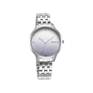 Titan Pastel Dreams Collection Analog Women's Watch - Silver (2664SM01) Titan Pastel Dreams Collection Analog Women's Watch - Silver (2664SM01)