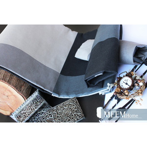 Meem Ensemble Vantablack Bed Sheet With 2 Pillowcase Meem Ensemble Vantablack Bed Sheet With 2 Pillowcase