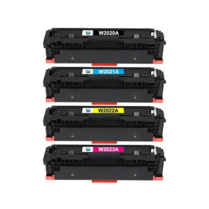 HP Toner Cartridges Without Chip - Set Of 4 (414A) HP Toner Cartridges Without Chip - Set Of 4 (414A)