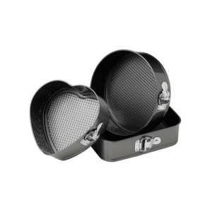 Premier Home Non Stick Springform Cake Tins - Set Of 3 (506210) Premier Home Non Stick Springform Cake Tins - Set Of 3 (506210)