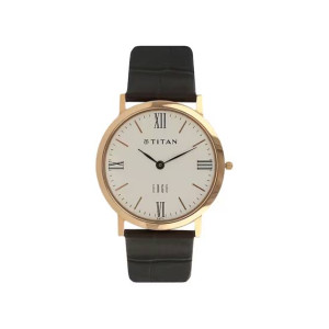 Titan Edge Collection Men's Leather Watch - Black (679WL01) Titan Edge Collection Men's Leather Watch - Black (679WL01)