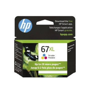 HP 67XL Tri-Color Ink Cartridge HP 67XL Tri-Color Ink Cartridge