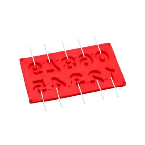Premier Home 1 To 10 Number Cake Molds With 20 Sticks (805243) Premier Home 1 To 10 Number Cake Molds With 20 Sticks (805243)