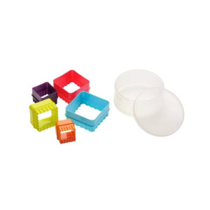 Premier Home 5 Pieces Square Shape Fluted Cutter (806494) Premier Home 5 Pieces Square Shape Fluted Cutter (806494)