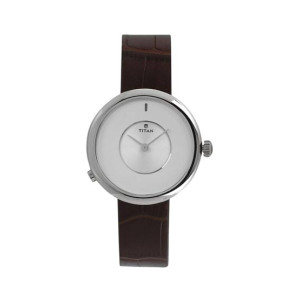 Titan Analog Women's Leather Watch - Brown (90060SL01) Titan Analog Women's Leather Watch - Brown (90060SL01)